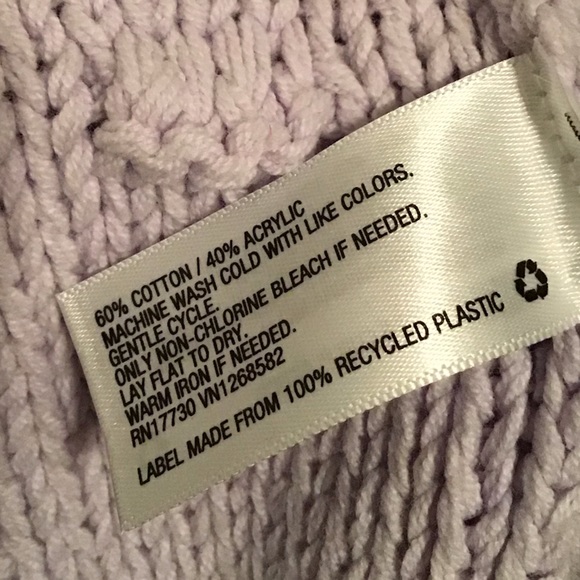 Sandy Liang x Target Lavendar Crocheted Collared Sweater - Picture 5 of 7